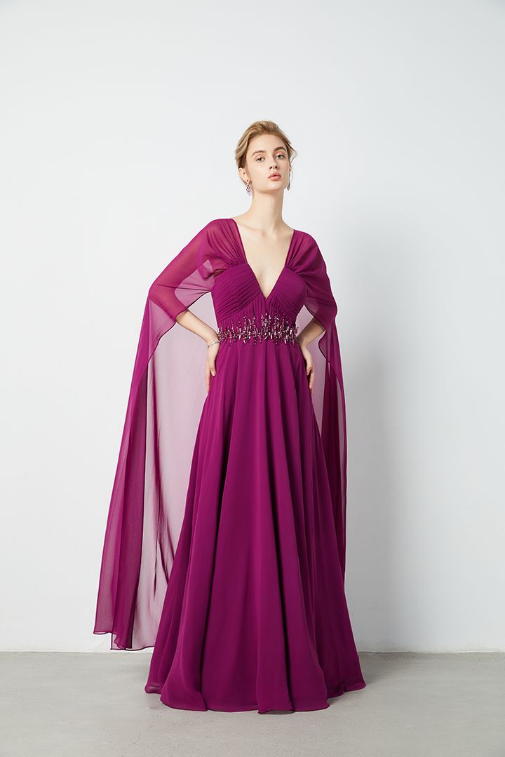 Jenny Packham sequin-embellished Cape Gown - Farfetch | Jenny packham, Cape  gown, Gowns