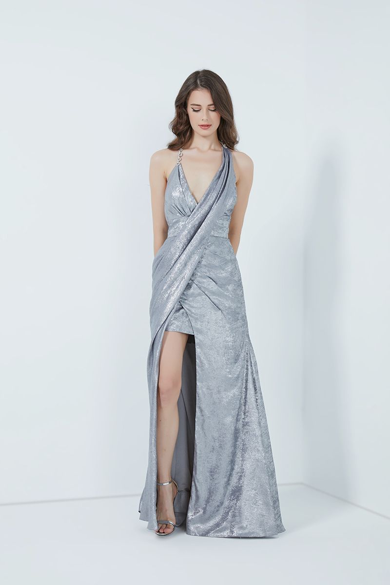 Silver chain dress