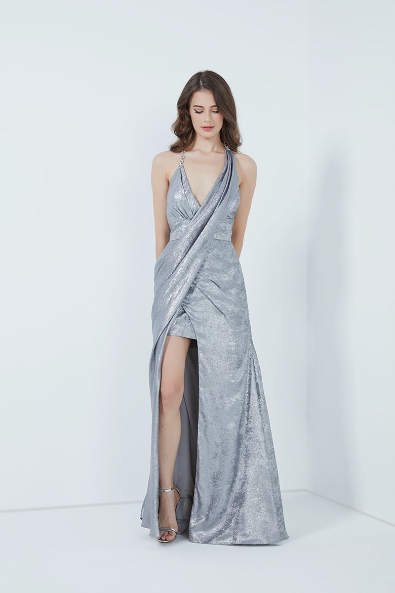 Silver chain dress Vivid Flair
