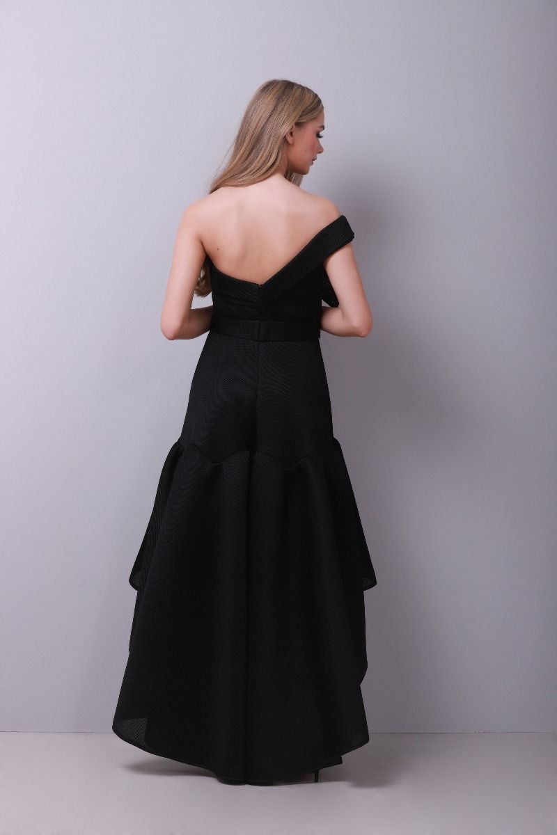 Lace applique overlay appliqué dress