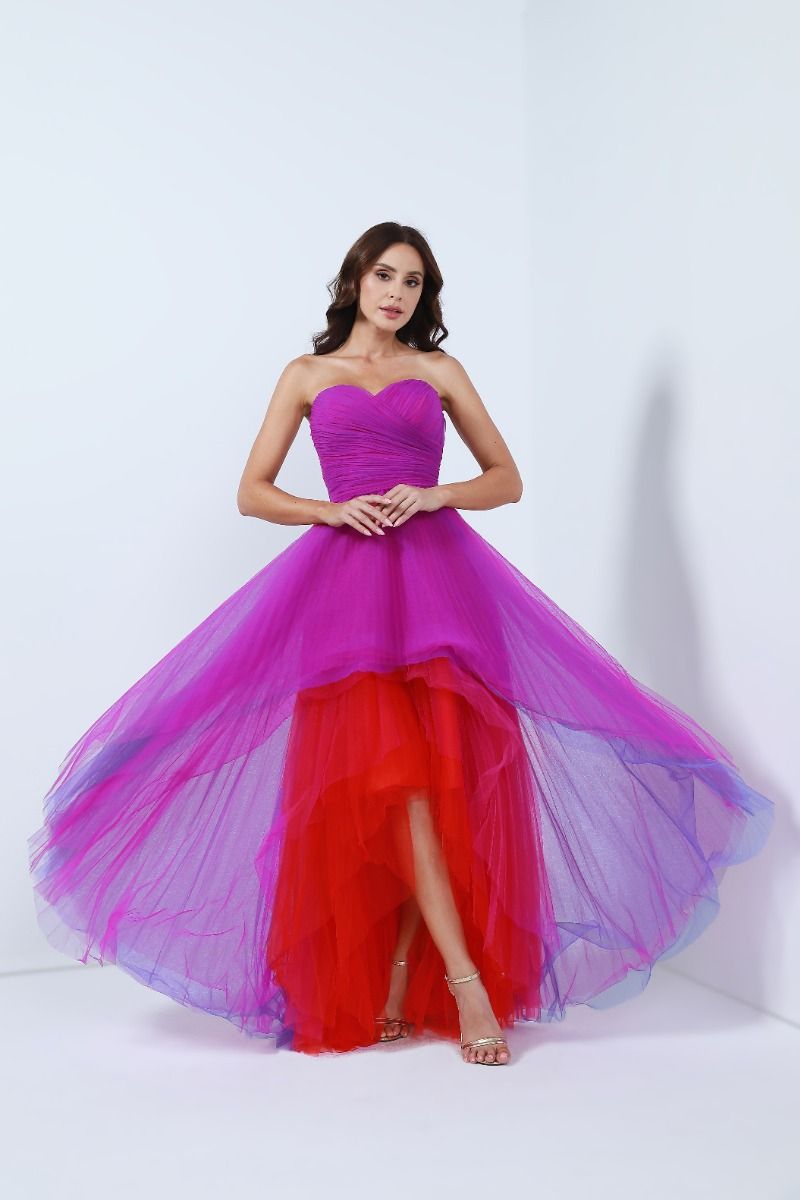 Colorful mesh dress discount