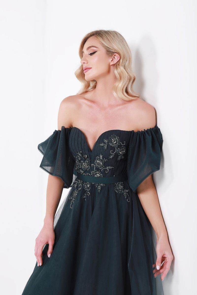 Statement off-shoulder dress