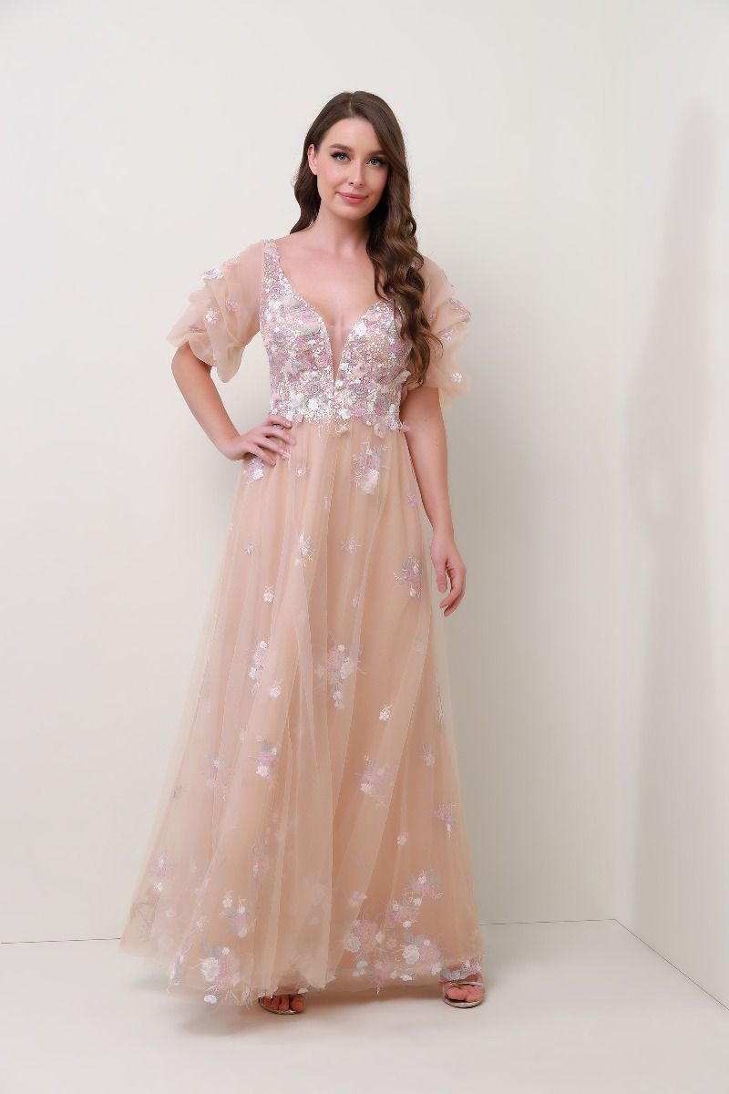 embellished bustier dress
