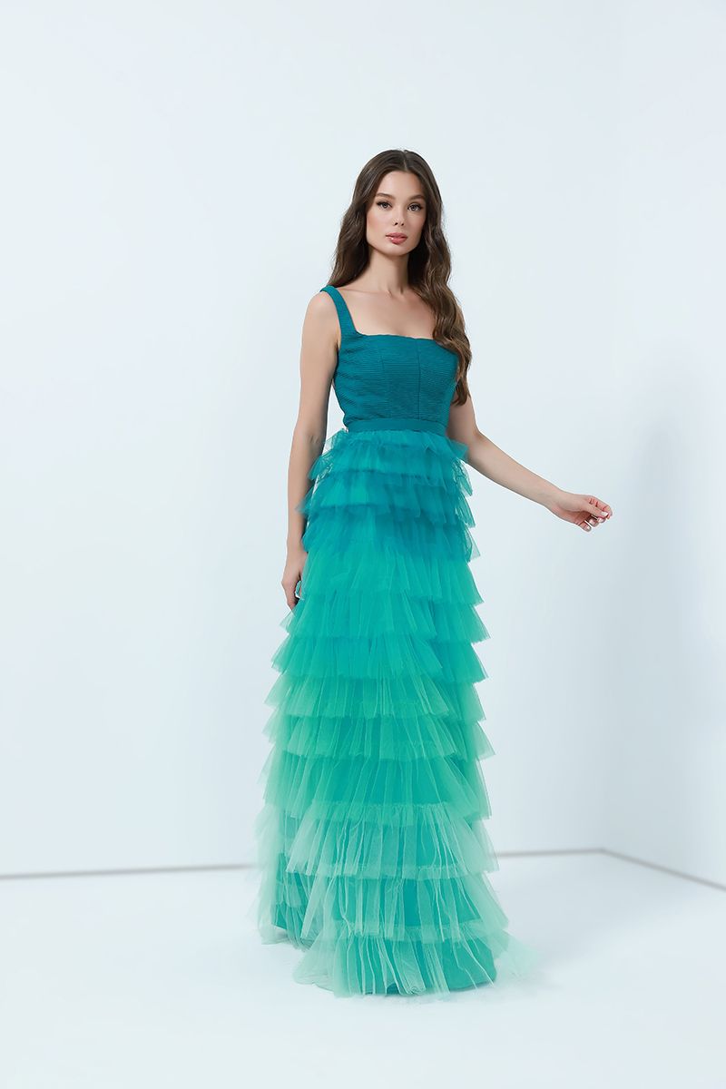 Dress with two top colours