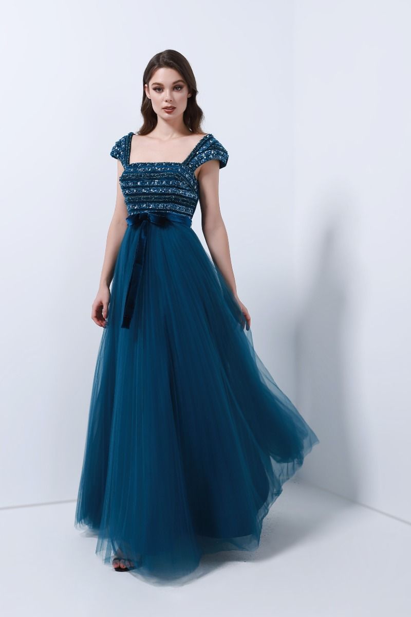 Sequin embellishment dress
