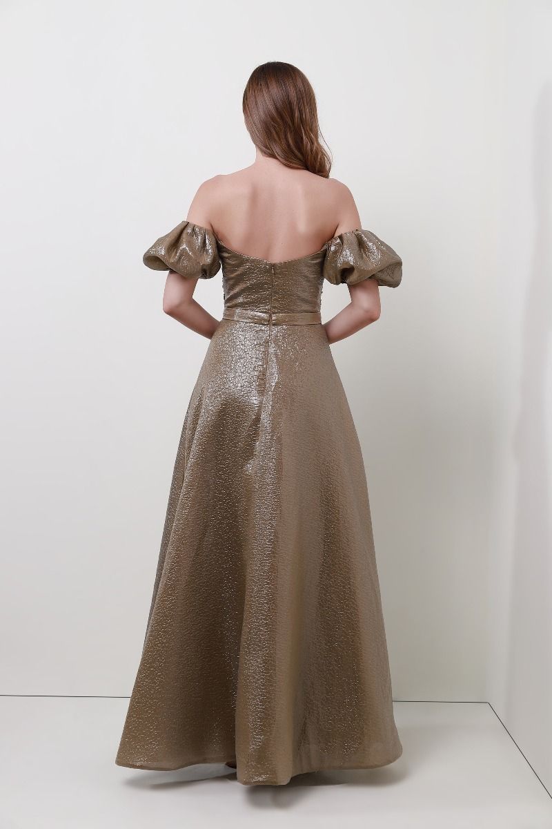 Metallic embellished dress