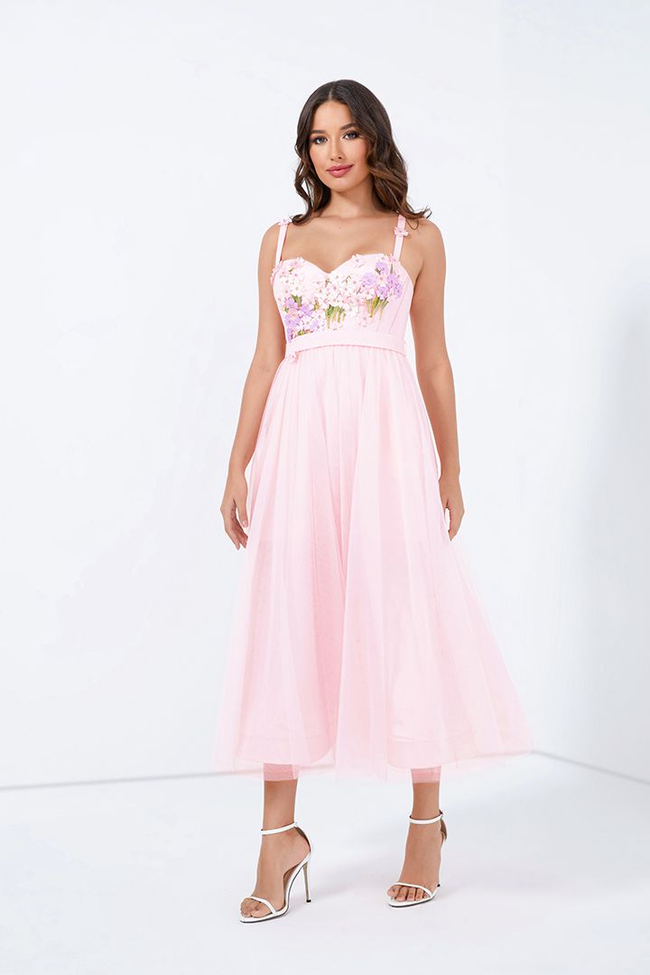Floral bustier dress Vivid Flair