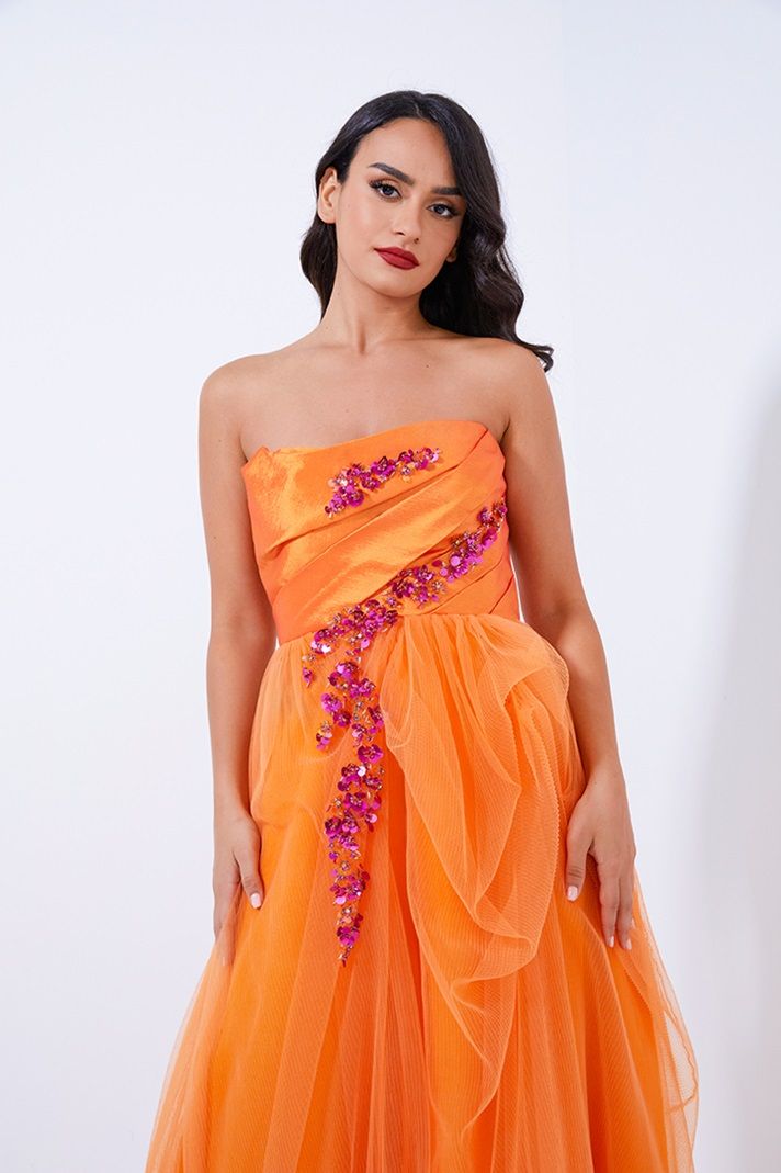 Colorful Embellishment Dress