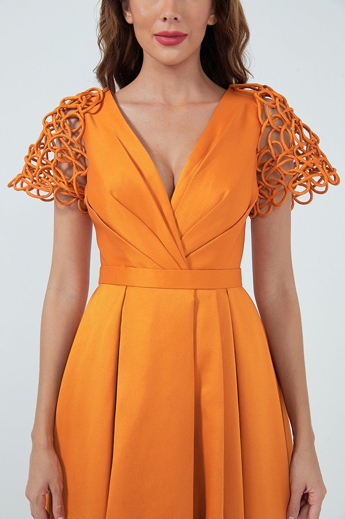 A Line wrap dress Vivid Flair