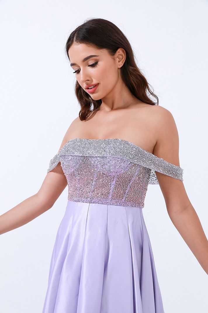 Shimmering bustier dress