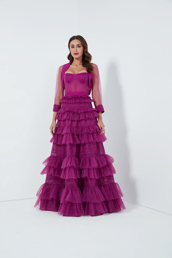 Dresses with deals capes 2018