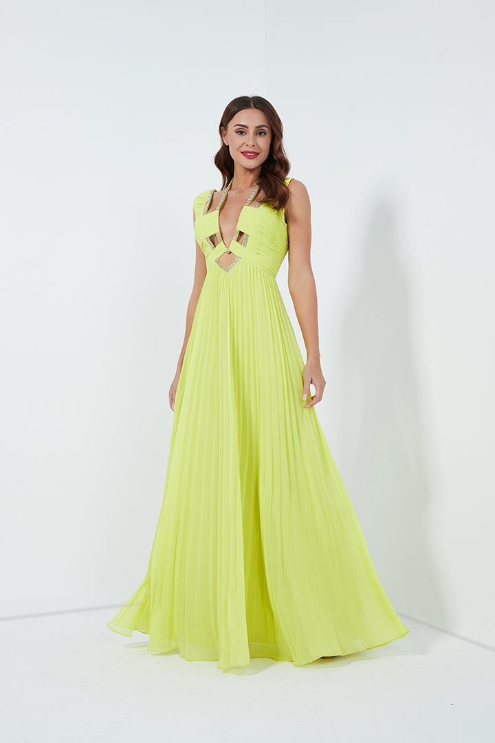 Bcbg top neon dress