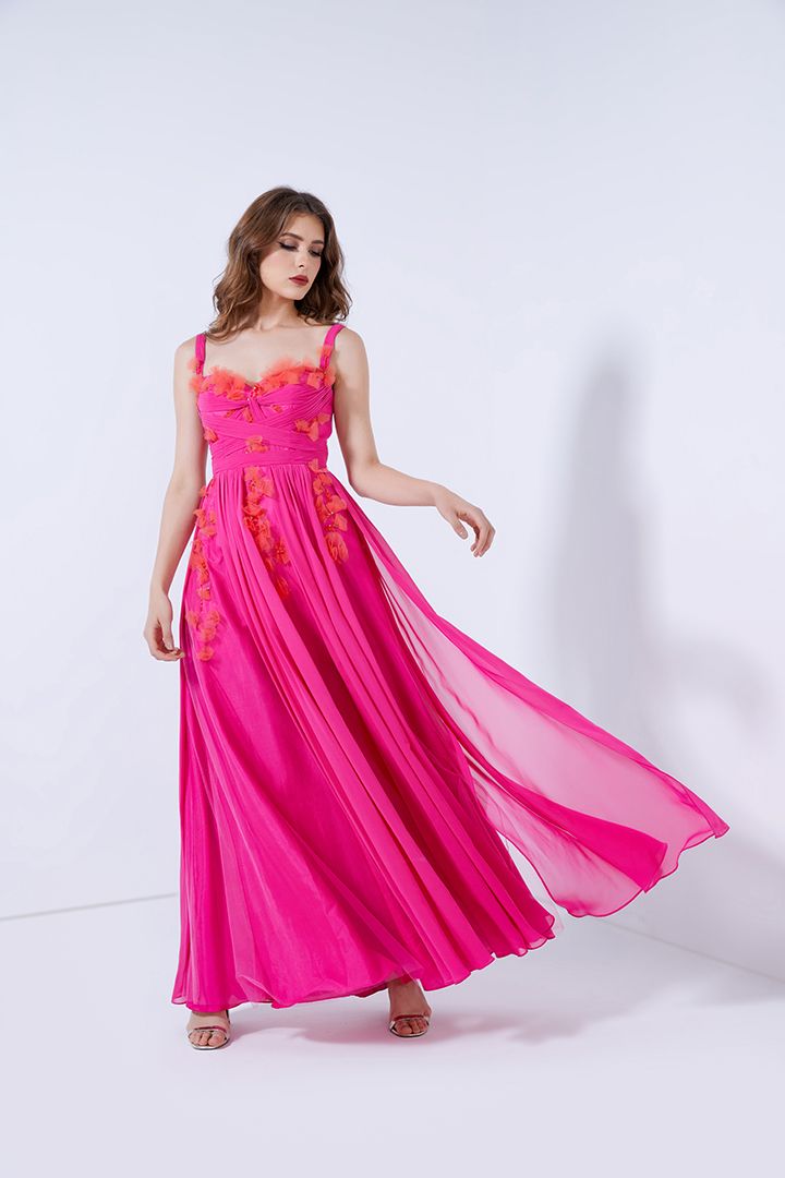 Lace inserts dress