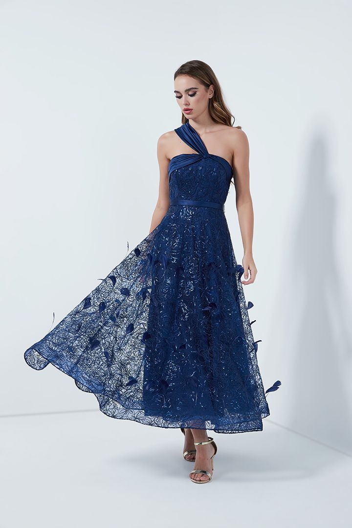 Sequins & feather dress