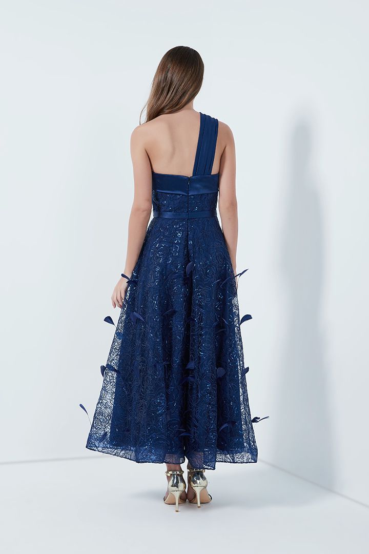 Sequins & feather dress