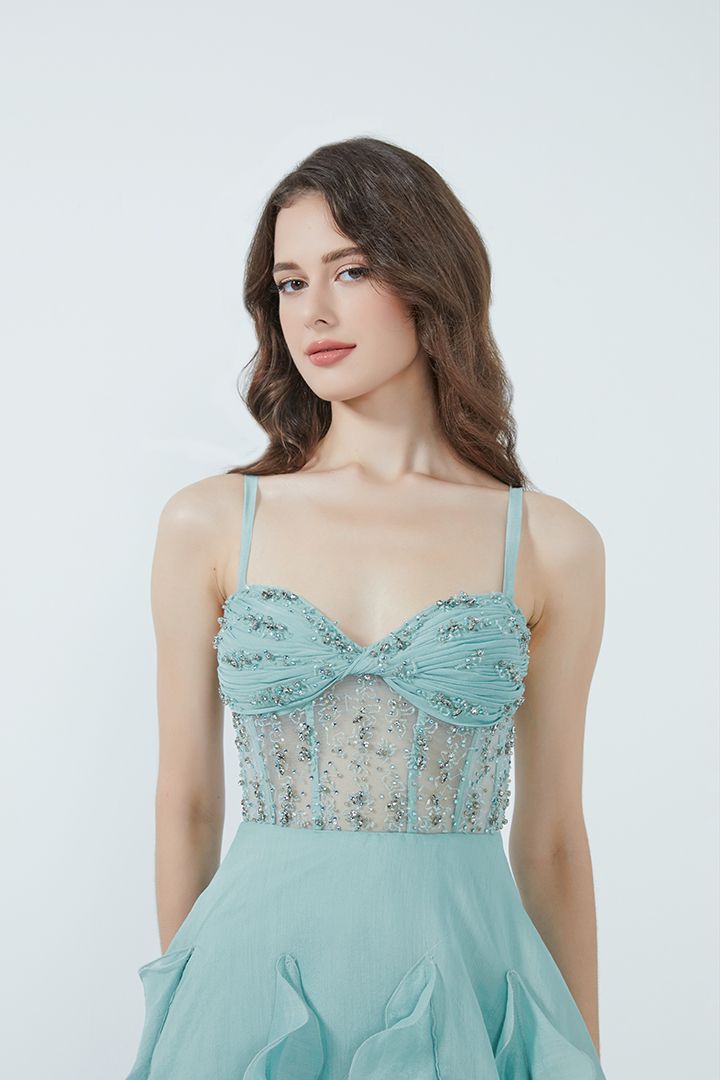 Ruffles & layers tulle dress