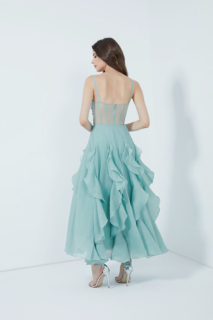 Ruffles & layers tulle dress