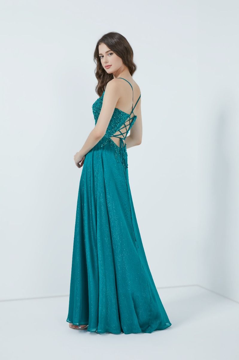Emballished bustier dress