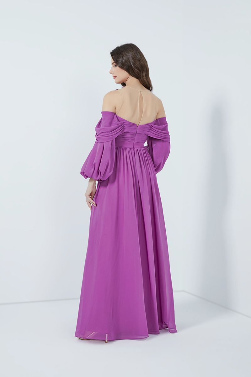 Draped effect dress