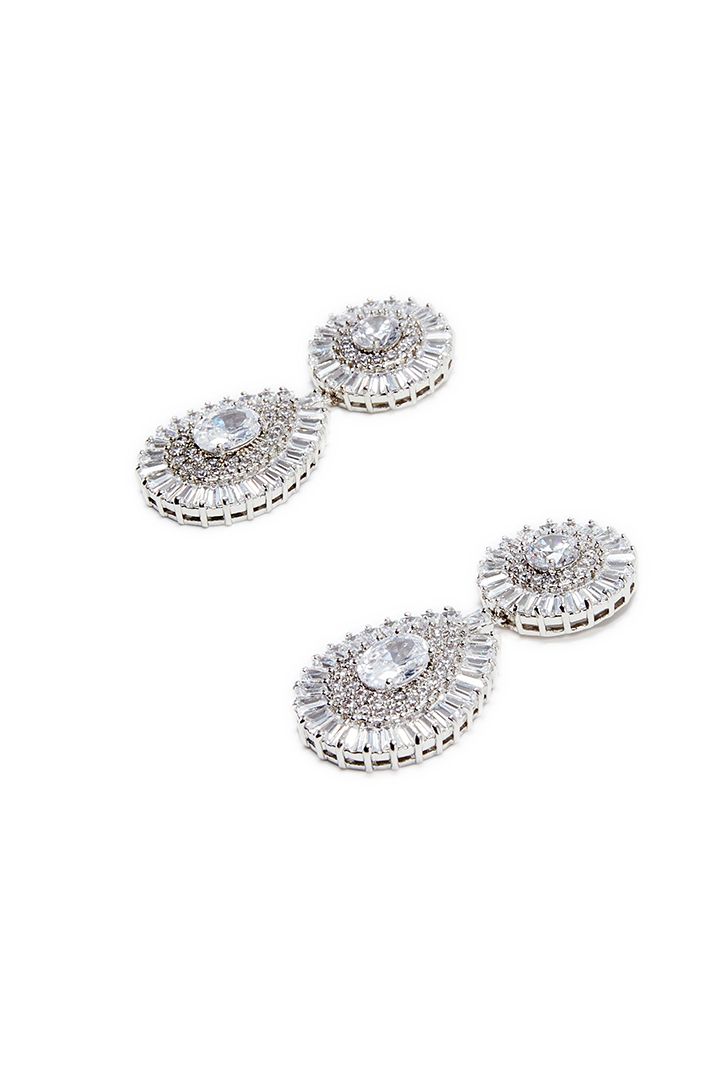 Crystal Dropped Earrings