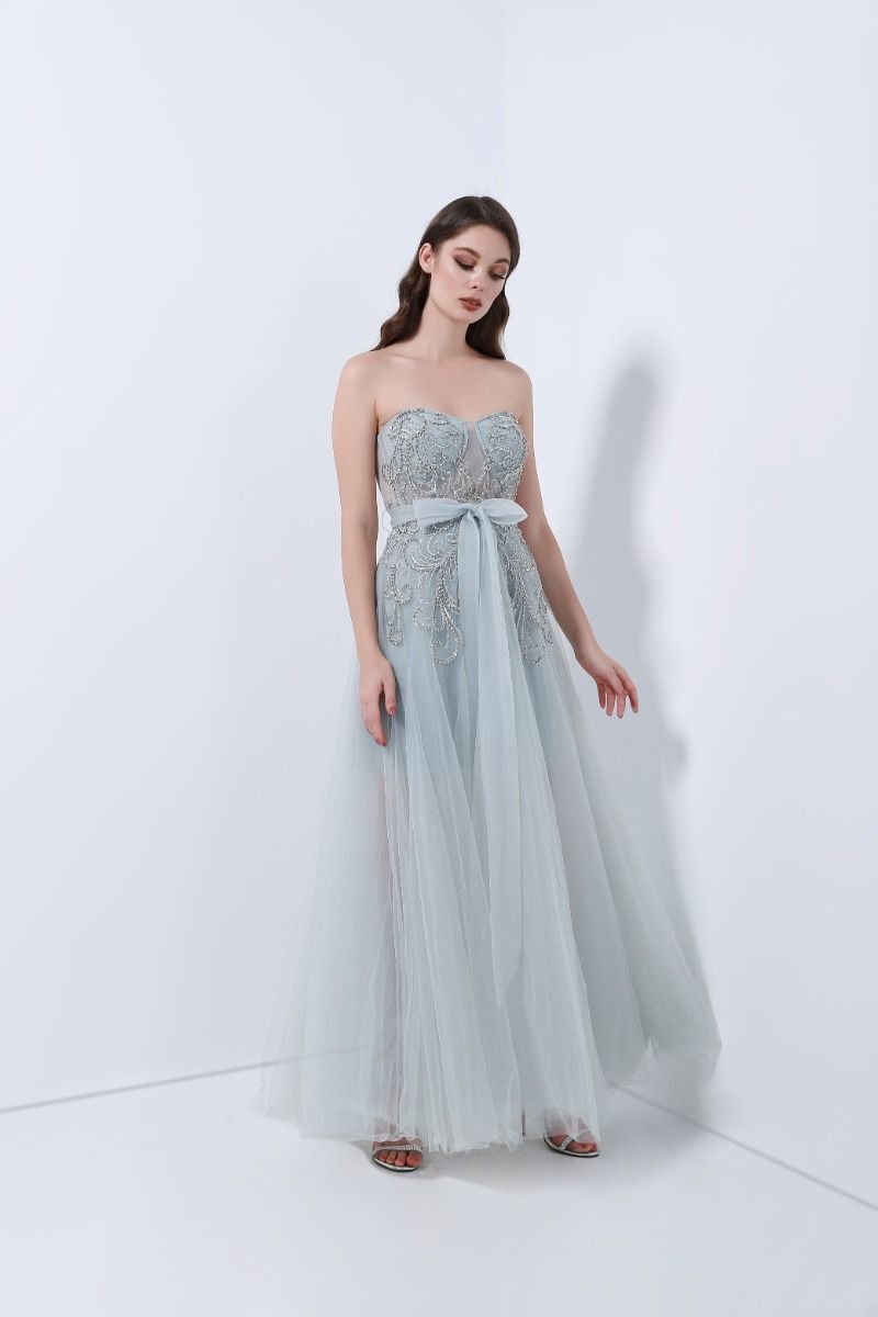 Self-tie bow dress