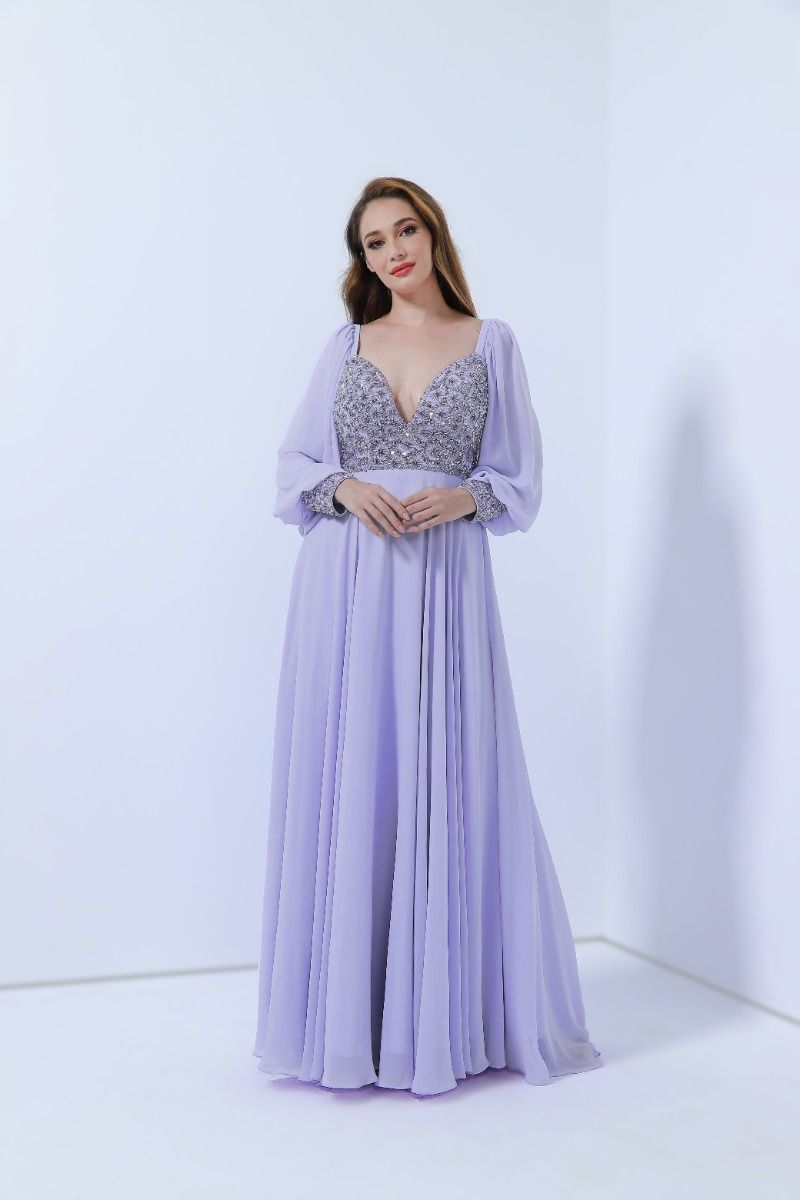 Rhinestone embellishment dress