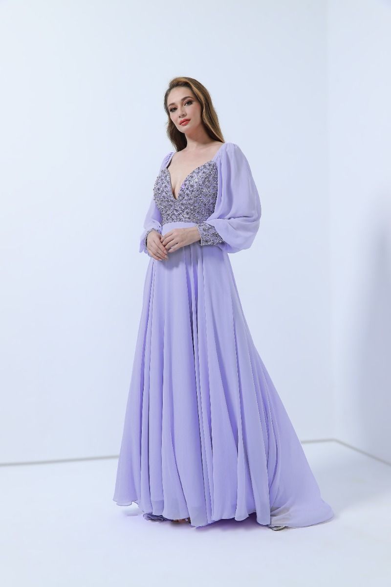 Rhinestone embellishment dress