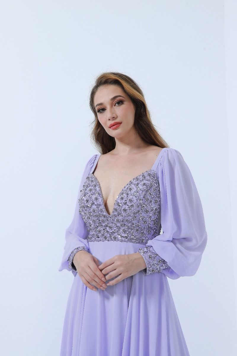 Rhinestone embellishment dress
