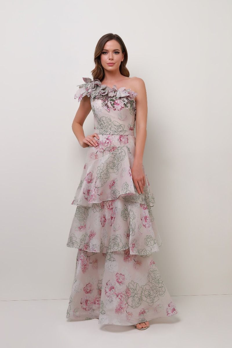 Butterfly trimming dress