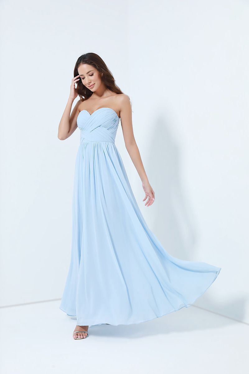 Pleated bustier dress