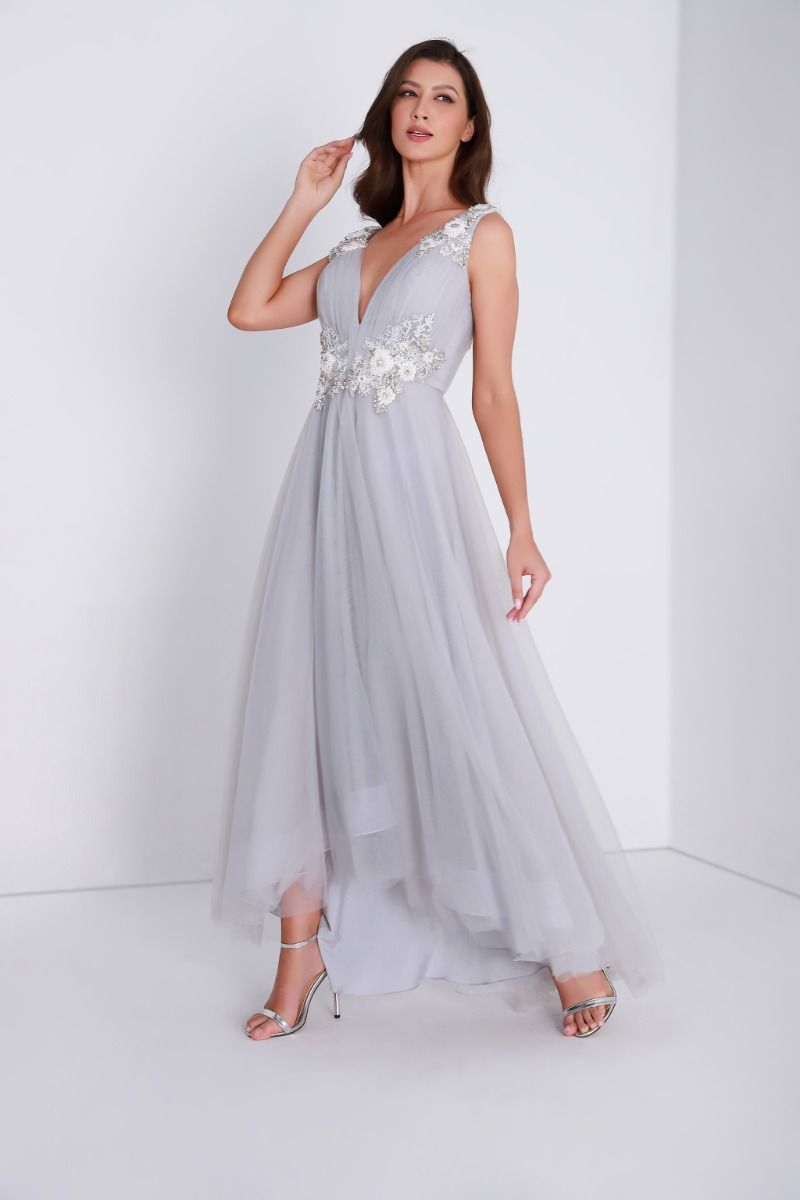 High- low hem dress