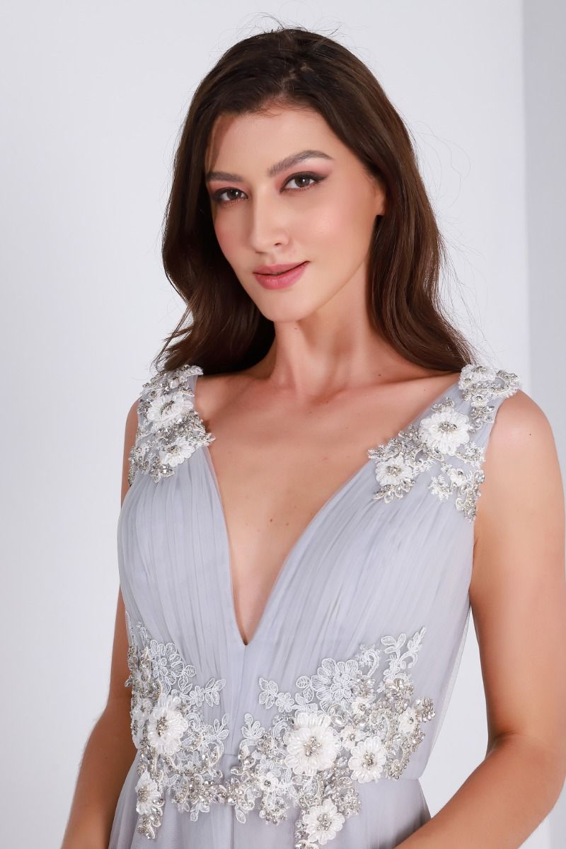 High- low hem dress