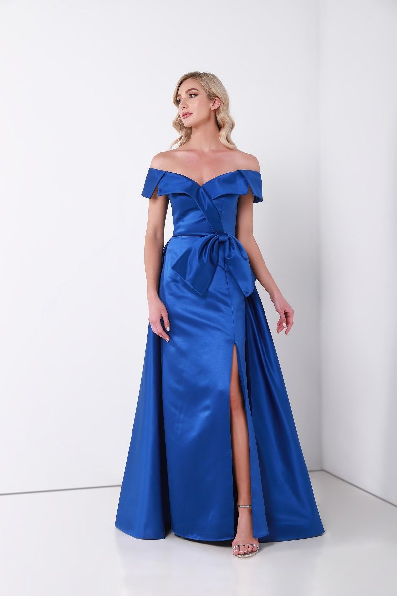 Side bow-tie waist dress