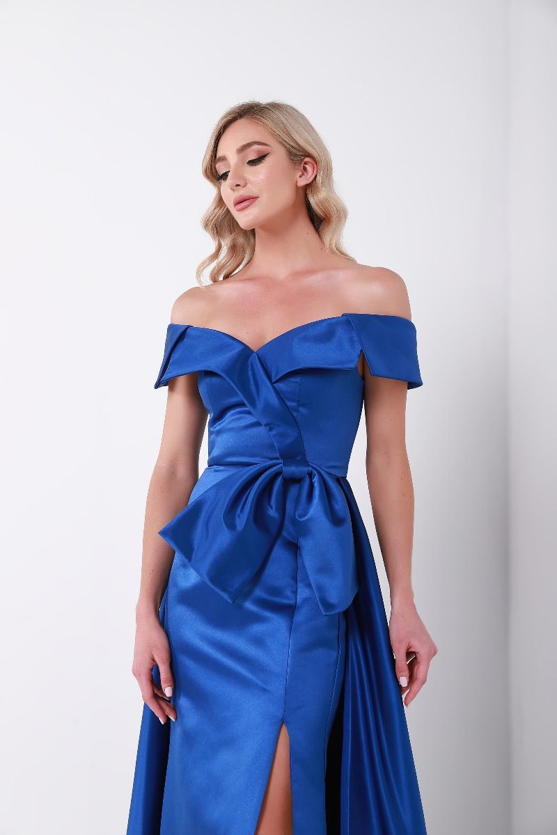 Side bow-tie waist dress