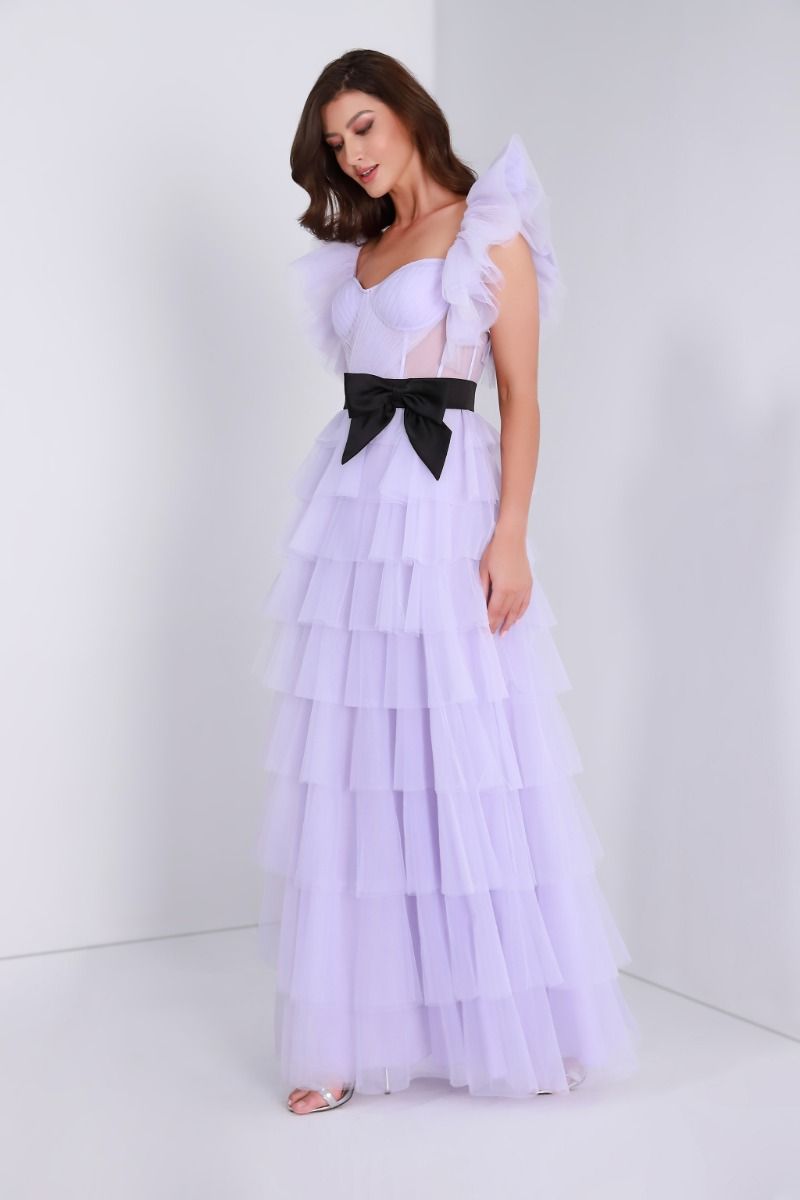 Statement Bow-tie belt dress