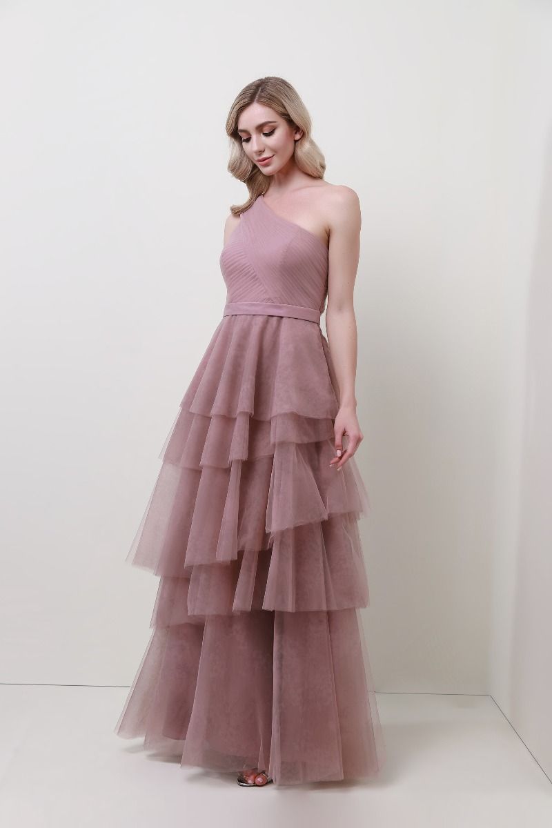 Tiered mesh dress