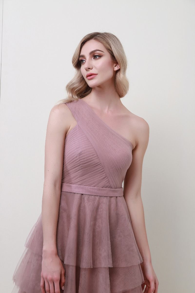 Tiered mesh dress