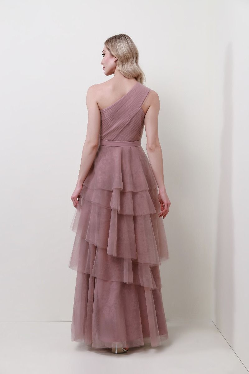 Tiered mesh dress