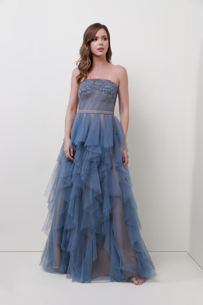 Ruffles & layers tulle dress