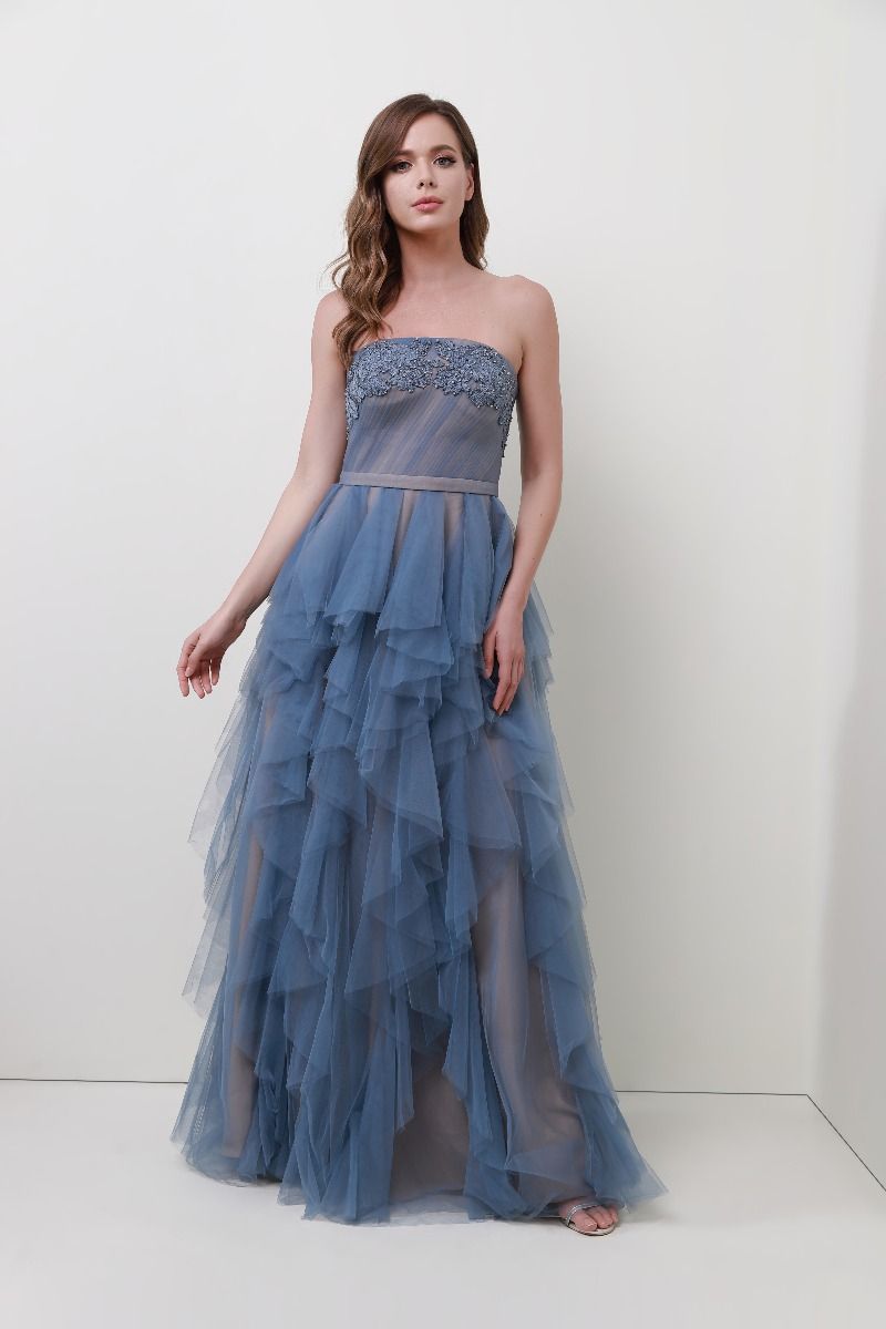 Ruffles & layers tulle dress