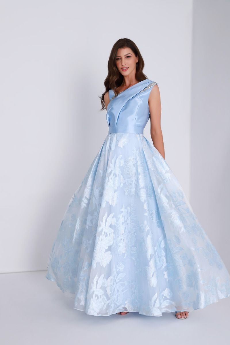 Unique bustier Brocade dress