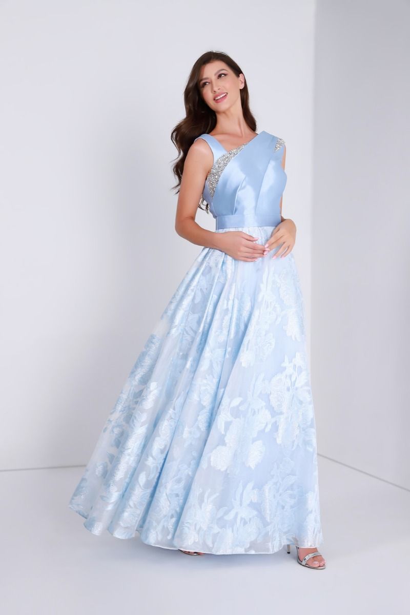 Unique bustier Brocade dress