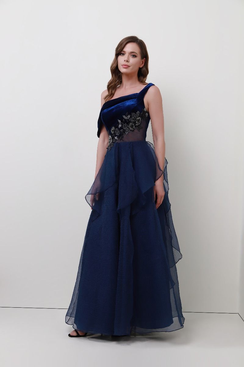 velvet bustier dress