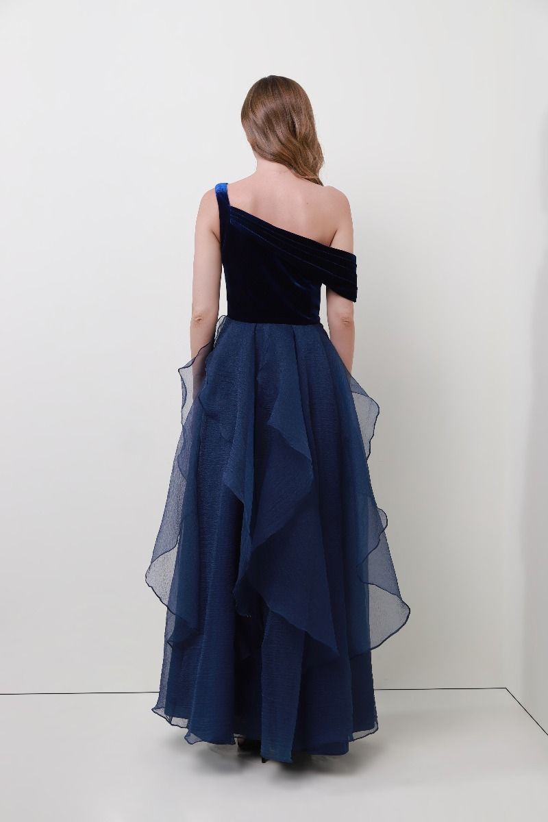 Velvet bustier dress