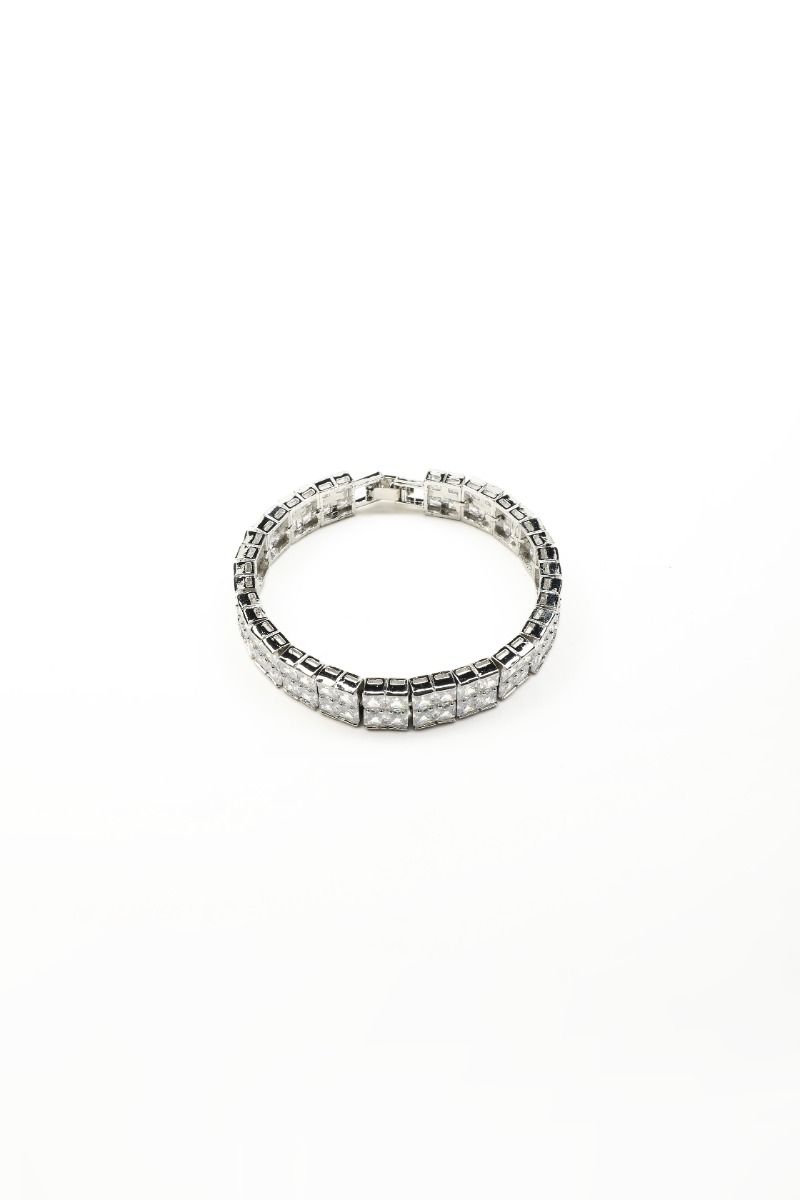 Rhinestone embellished bracelet