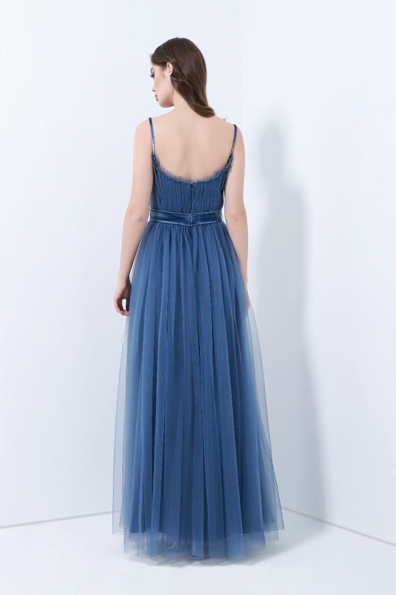 Pleated bustier dress