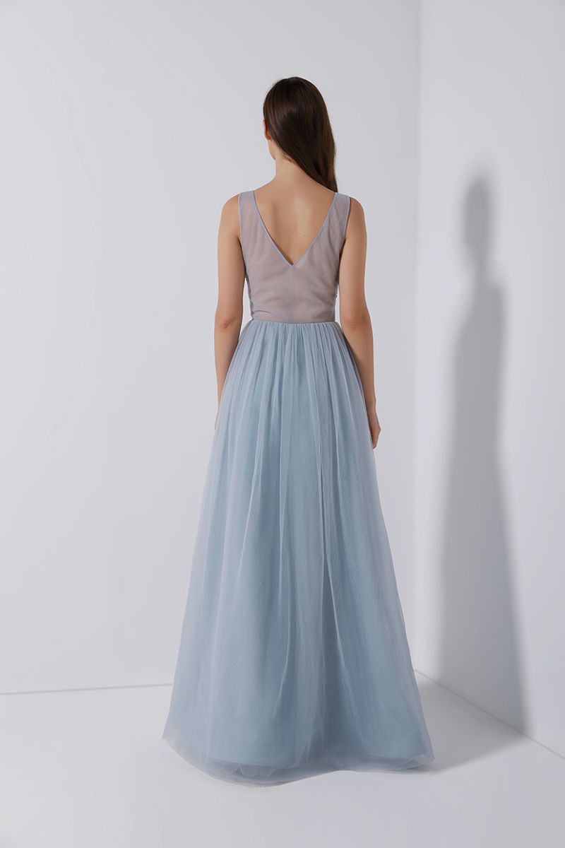 Embellished unique bustier dress