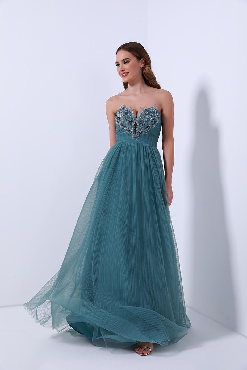 Heart shape bustier dress