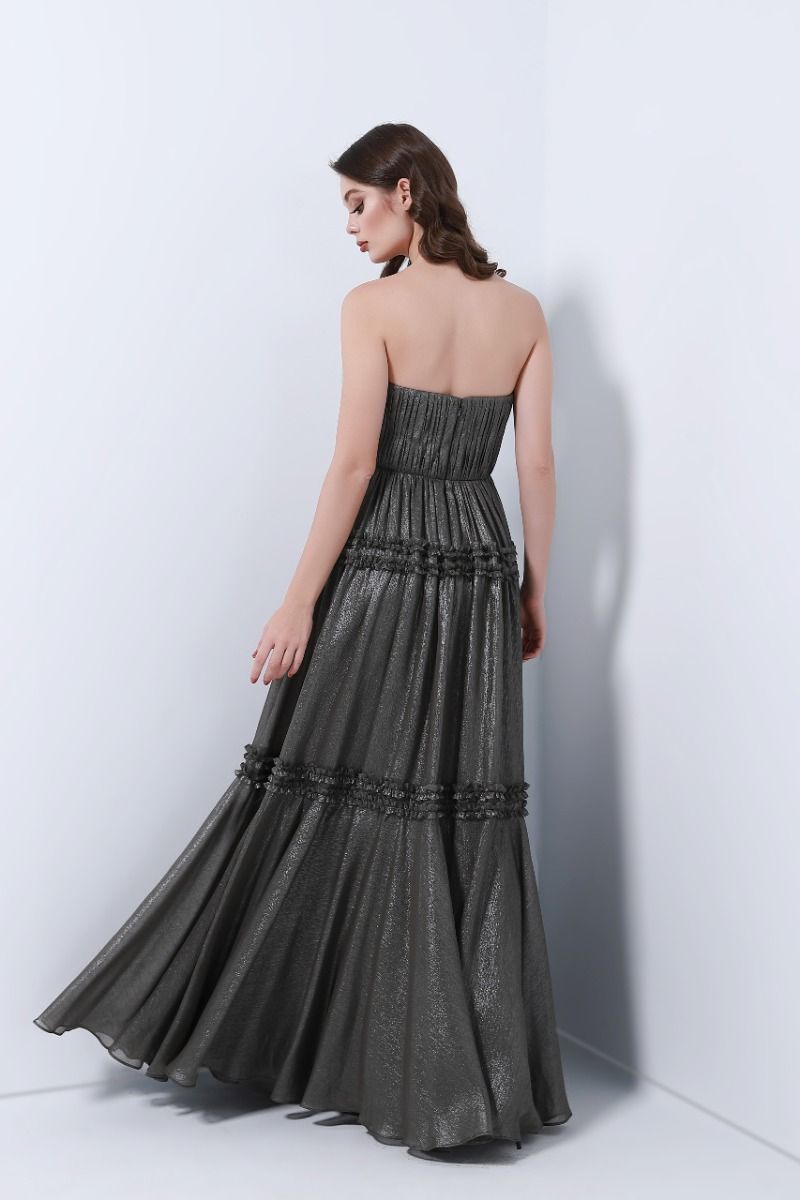 Knotted bustier dress