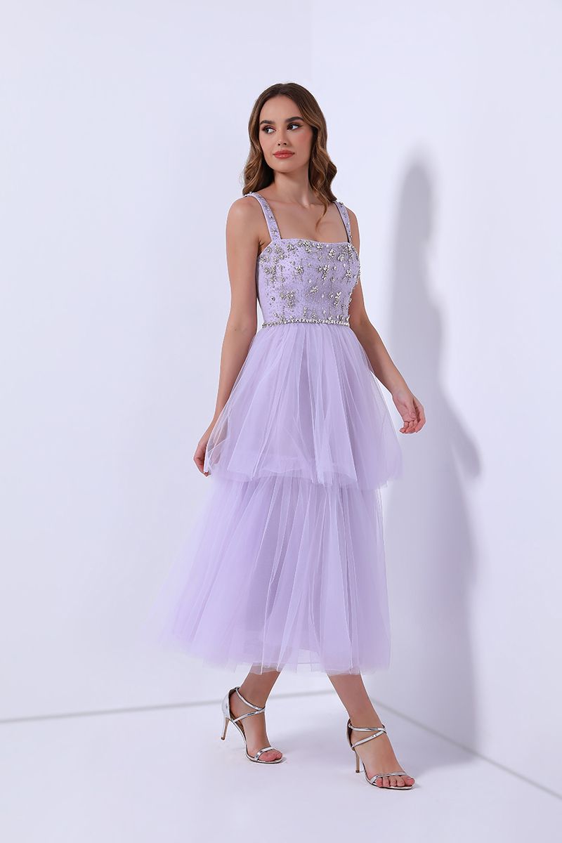 Embellished bustier dress